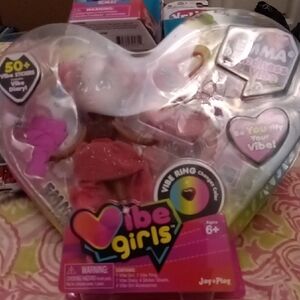 Doll with Pink and Red Outfit